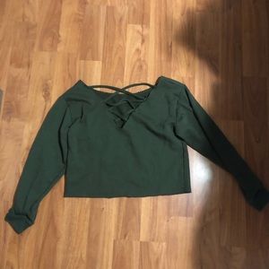 PINK cropped sweater